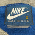 ナイキ NIKE 80S 紺タグ MADE IN USA ロゴプリントスウェットベスト EMARジッパー メンズ import:S