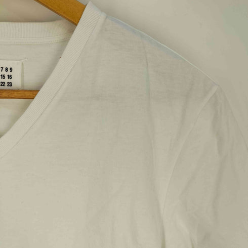 メゾンマルタンマルジェラ Maison Martin Margiela 10 イタリア製 ここのえ期 車両プリント Vネック Tシャツ メンズ 46