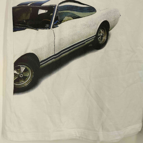 メゾンマルタンマルジェラ Maison Martin Margiela 10 イタリア製 ここのえ期 車両プリント Vネック Tシャツ メンズ 46