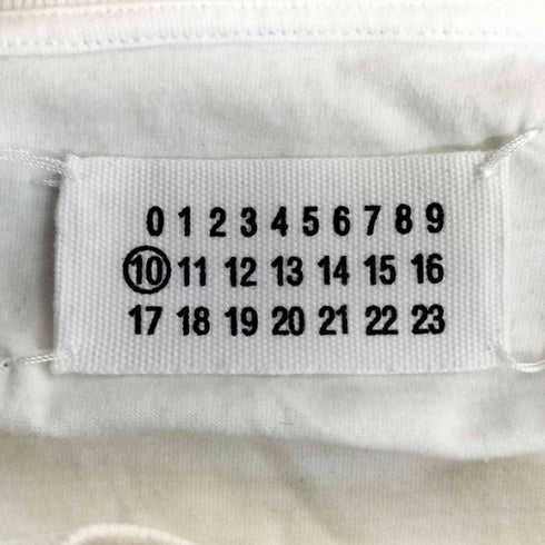 メゾンマルタンマルジェラ Maison Martin Margiela 10 イタリア製 ここのえ期 車両プリント Vネック Tシャツ メンズ 46