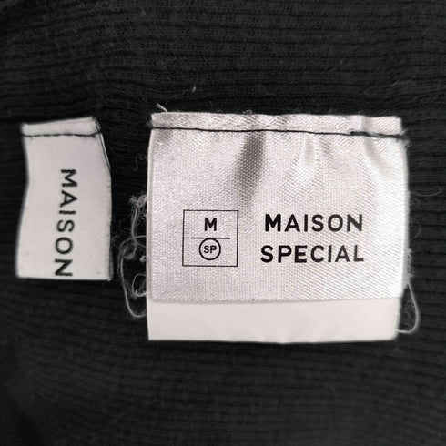 メゾンスペシャル MAISON SPECIAL シャーリングタートルネック レディース FREE
