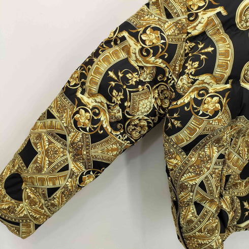 ヴェルサーチ VERSACE 13AW 35周年記念 メデューサ 総柄 ダウンジャケット メンズ EUR:50