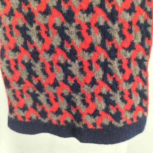 HIKARU NOGUCHI カモ柄ウールマフラー MADE IN ENGLAND import レディース