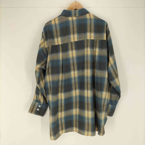 publux 24aw オーバーサイズチェックシャツ レディース FREE