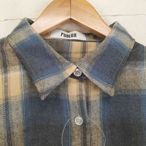 publux 24aw オーバーサイズチェックシャツ レディース FREE