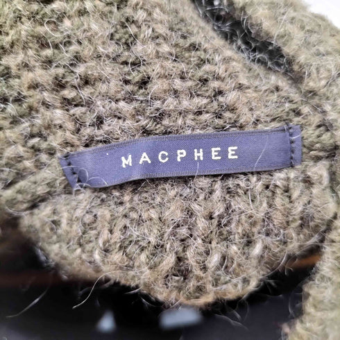 マカフィー MACPHEE モックネックニット レディース JPN:S