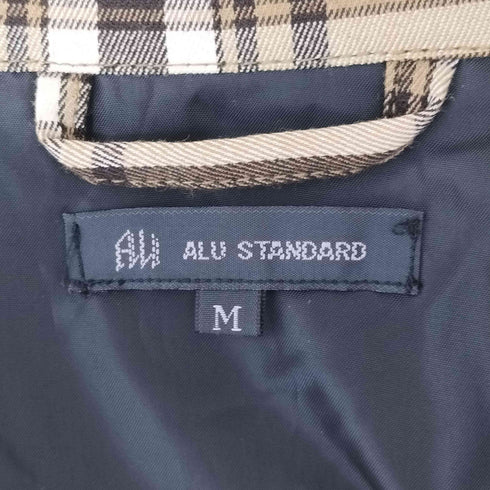 ALU STANDARD チェックコーチジャケット メンズ import:M