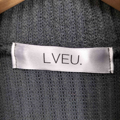 LVEU. オープンショルダージップニット cool レディース FREE