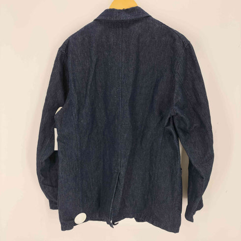 ナイジェルケーボン NIGEL CABOURN 日本製 リネン混 デニムホスピタルジャケット メンズ DE:50