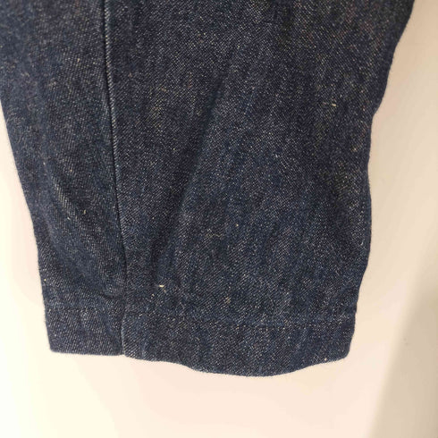 ナイジェルケーボン NIGEL CABOURN 日本製 リネン混 デニムホスピタルジャケット メンズ DE:50
