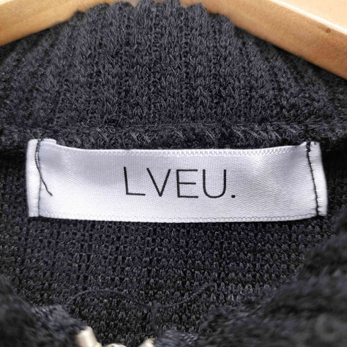 LVEU. オープンショルダージップニット cool レディース FREE