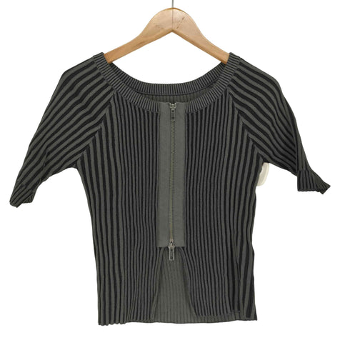 マウジー moussy ZIP UP RIB トップス レディース FREE