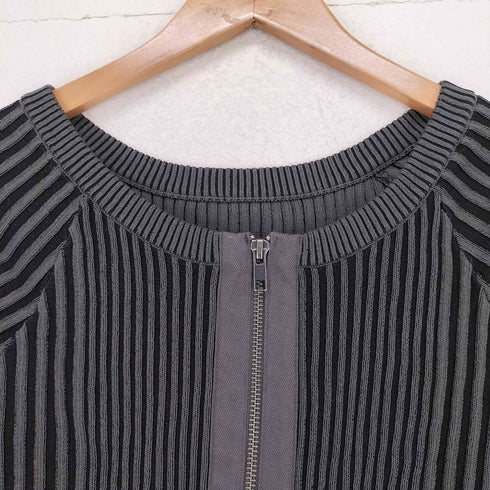 マウジー moussy ZIP UP RIB トップス レディース FREE