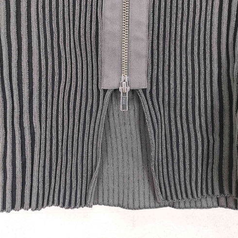 マウジー moussy ZIP UP RIB トップス レディース FREE