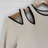 THINGS THAT MATTER 24SS NOTCH DESIGN TERECO RIB TOPS domestic レディース FREE