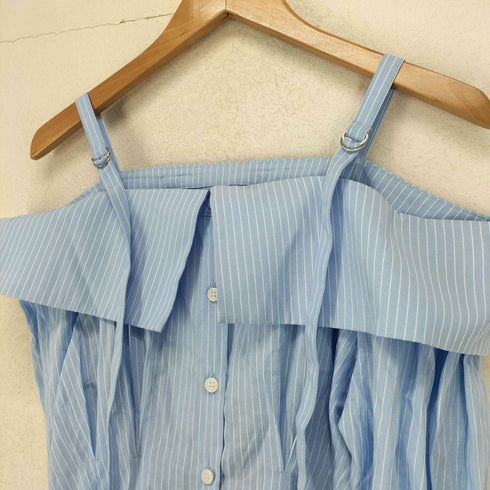 ダズリン dazzlin 24SS ウエストタックオフショルシャツワンピース レディース JPN:S