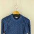 ビューティーアンドユースユナイテッドアローズ BEAUTY & YOUTH UNITED ARROWS ブルー ケーブルニット メンズ JPN:M