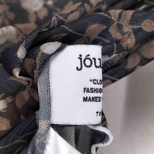 ジュエティ jouetie 花柄シースルーカットソー レディース M