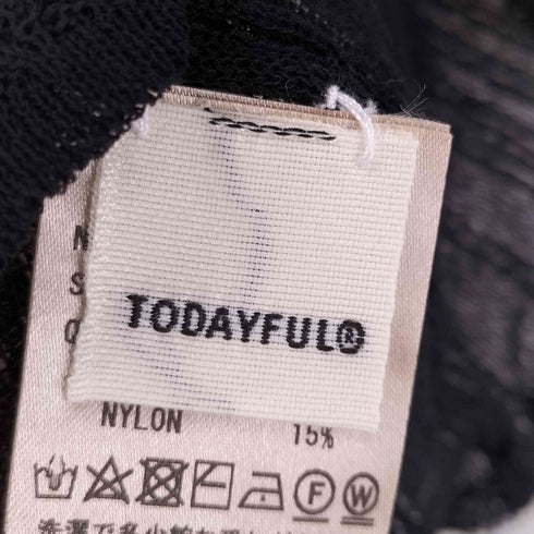 トゥデイフル TODAYFUL 23AW シアーストライプトップス レディース FREE