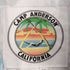 CAMP ANDERSON CALIFORNIA ボタニカルペイント柄トラッカージャケット MADE IN USA レディース S