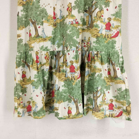 Jane Marple Winnie the pooh 付け襟 ひざ丈ワンピース レディース M