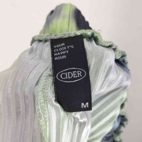 サイダー CIDER タイダイ染プリーツパンツ レディース m