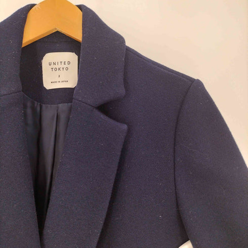 ユナイテッドトウキョウ UNITED TOKYO 16AW ウール カシミヤ チェスター コート レディース JPN:2