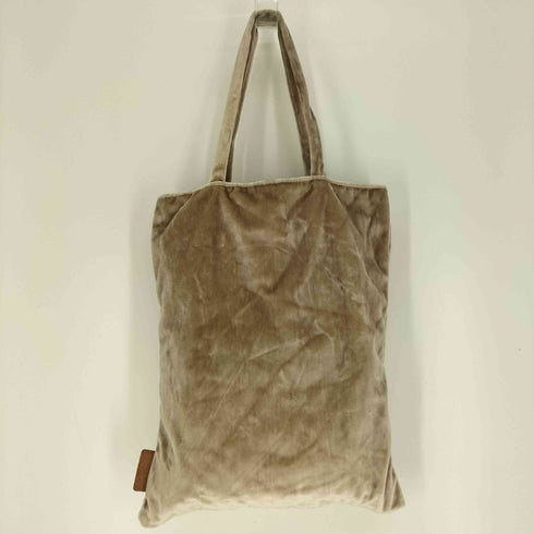 スティーブンアラン Steven Alan VELOR TOTE BAG ロゴレザーパッチ ベロア トートバッグ レディース FREE