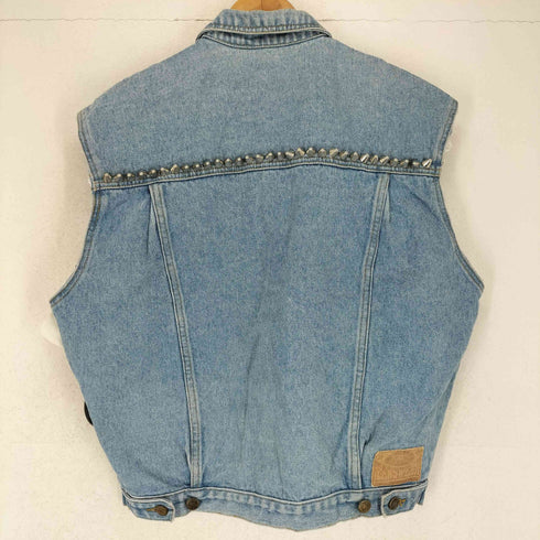 LANS WEAR スタッズデニムベスト メンズ