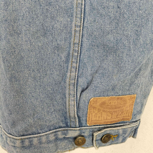 LANS WEAR スタッズデニムベスト メンズ