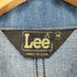 リー Lee 70s 三角タグ MADE IN USA デニムウエスタンシャツ メンズ JPN:M