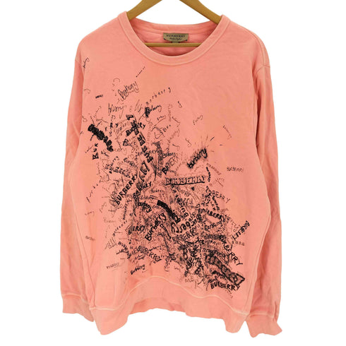 バーバリーロンドン BURBERRY LONDON Rennie Graphic Crewneck Sweatshirt メンズ JPN:XL