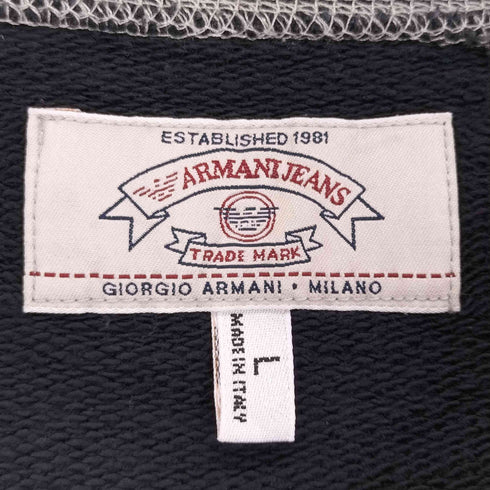 アルマーニジーンズ ARMANI JEANS 90S MADE IN ITALY ラグランスウェット メンズ L