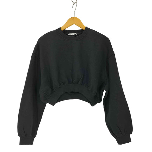 ザラ ZARA ベーシッククロップドスウェット レディース import:M