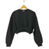 ザラ ZARA ベーシッククロップドスウェット レディース import:M