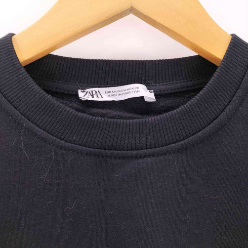 ザラ ZARA ベーシッククロップドスウェット レディース import:M
