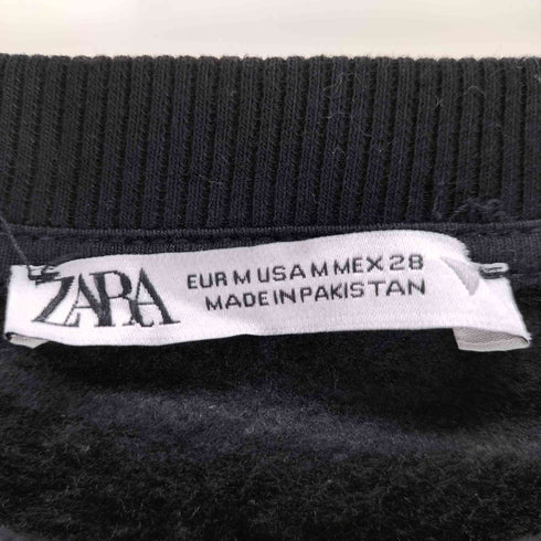 ザラ ZARA ベーシッククロップドスウェット レディース import:M