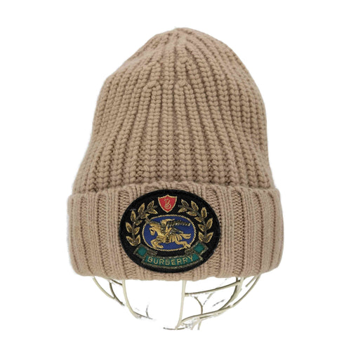 バーバリーロンドン BURBERRY LONDON ロゴワッペン ビーニー レディース 56-61cm
