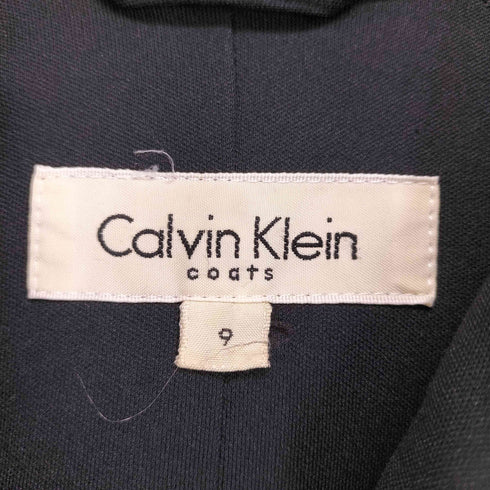 カルバンクライン CALVIN KLEIN 裏地切替サテントレンチコート レディース 9