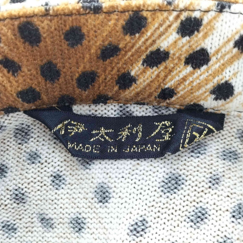 イタリヤ 伊太利屋 ノーカラー総柄シャツ レディース ONE SIZE