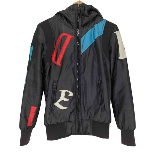 ディーゼル DIESEL 90~00S レターデザインジップ中綿ジャケット メンズ XS