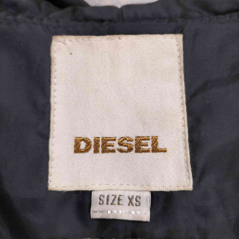 ディーゼル DIESEL 90~00S レターデザインジップ中綿ジャケット メンズ XS