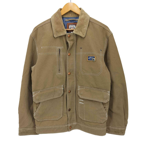 ディーゼル DIESEL レザー切替ワークジャケット メンズ M