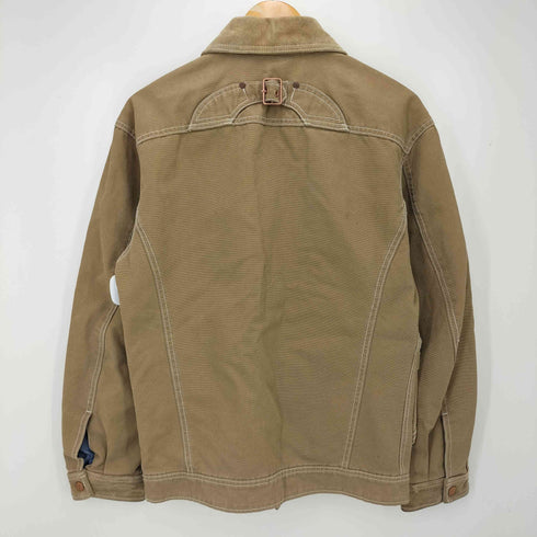 ディーゼル DIESEL レザー切替ワークジャケット メンズ M
