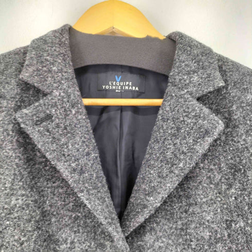 レキップヨシエイナバ LEQUIPE YOSHIE INABA ハリスツイード社 テーラードジャケット レディース