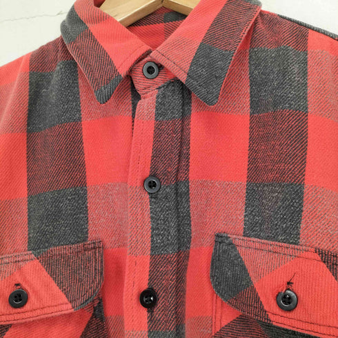 プレンティス Prentiss 80~90S MADE IN USA バッファローチェックコットンネルシャツ メンズ M