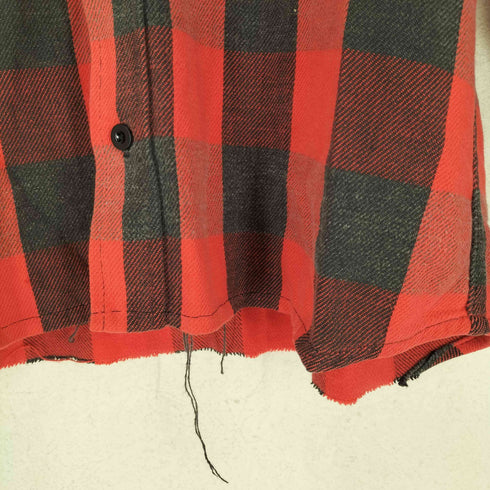 プレンティス Prentiss 80~90S MADE IN USA バッファローチェックコットンネルシャツ メンズ M
