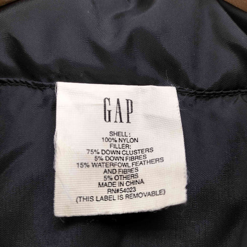 ギャップ Gap 00S リバーシブルダウンベスト メンズ XS