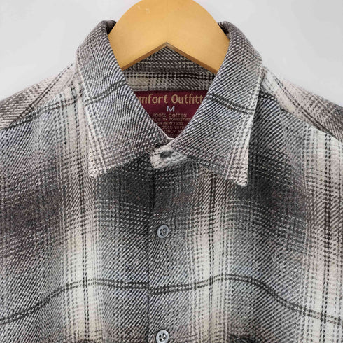 COMFORT OUTFITTER オンブレチェック柄 コットン ネルシャツ メンズ JPN:M