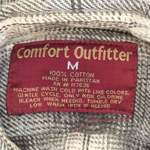 COMFORT OUTFITTER オンブレチェック柄 コットン ネルシャツ メンズ JPN:M
